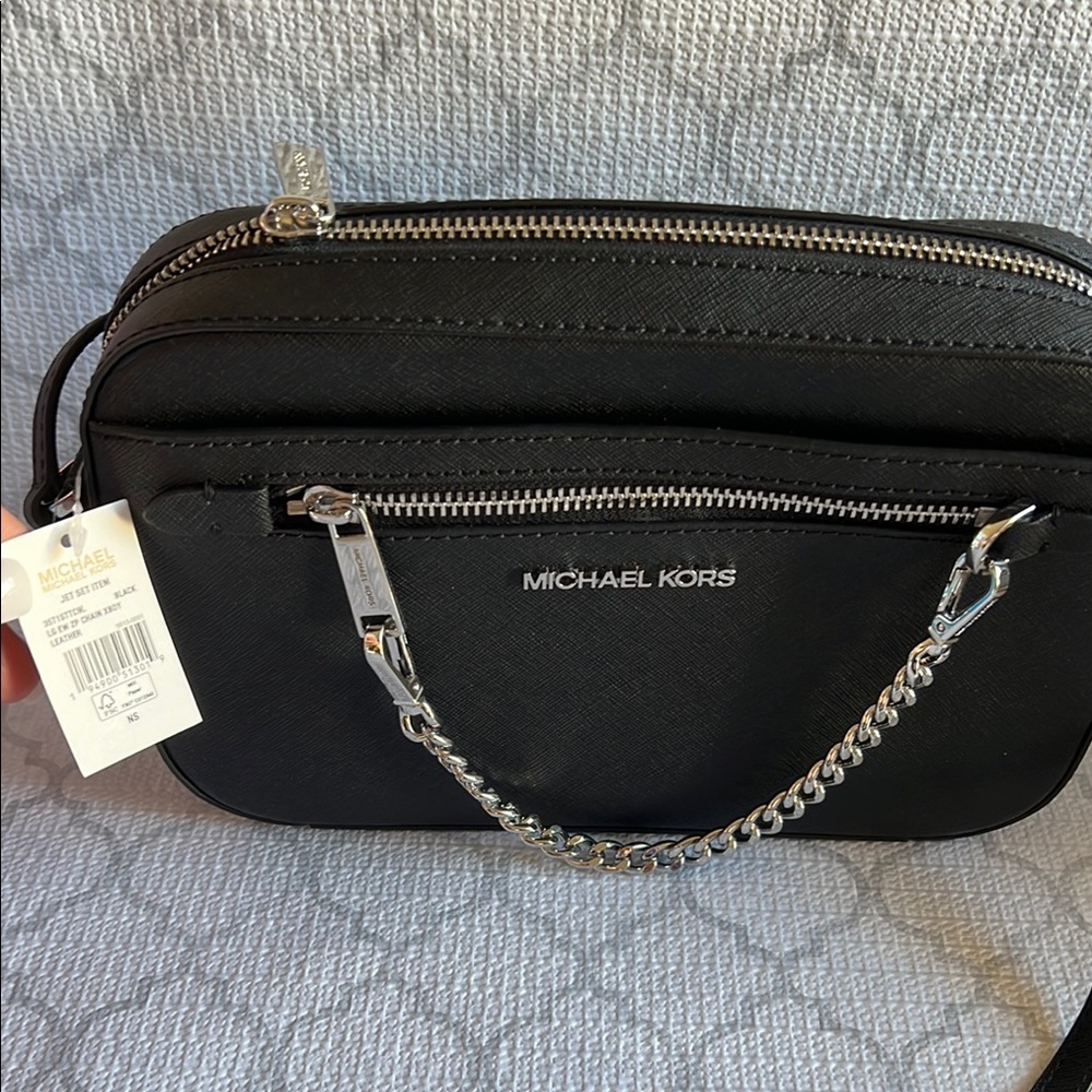 Michael Kors Black leather ladies bag